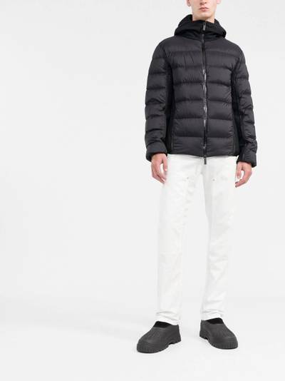 Moncler hooded goose down jacket outlook