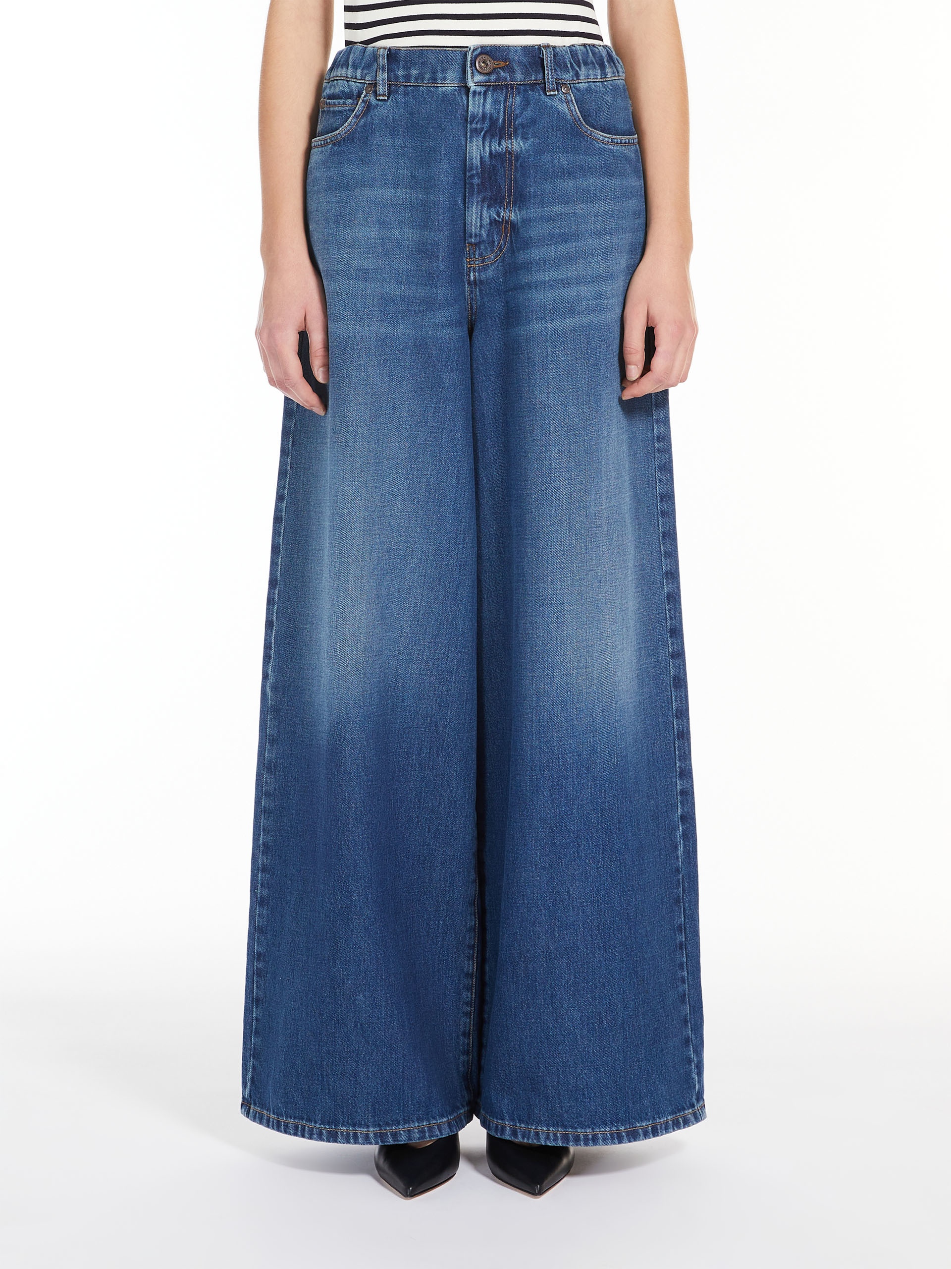 ABITATA Wide-leg denim jeans - 3