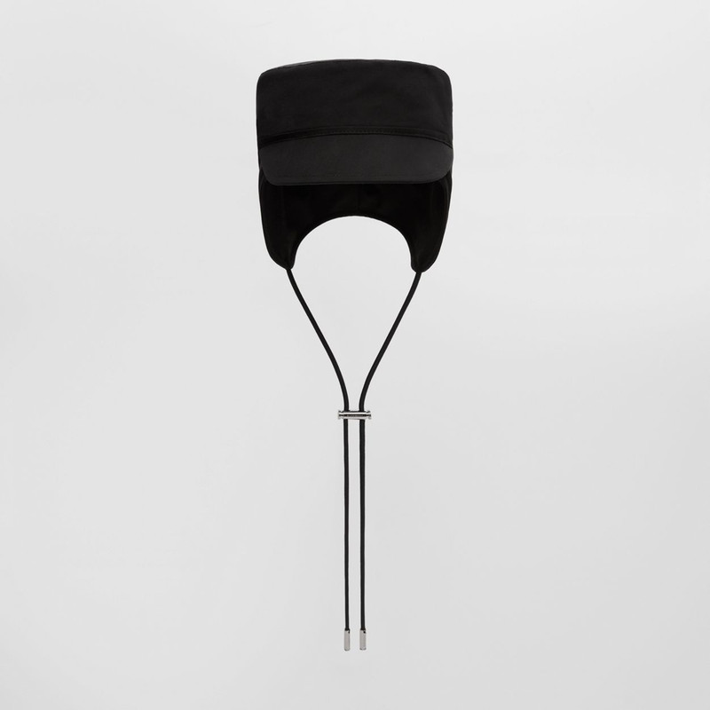 Monogram Motif Cotton Gabardine Cap 1