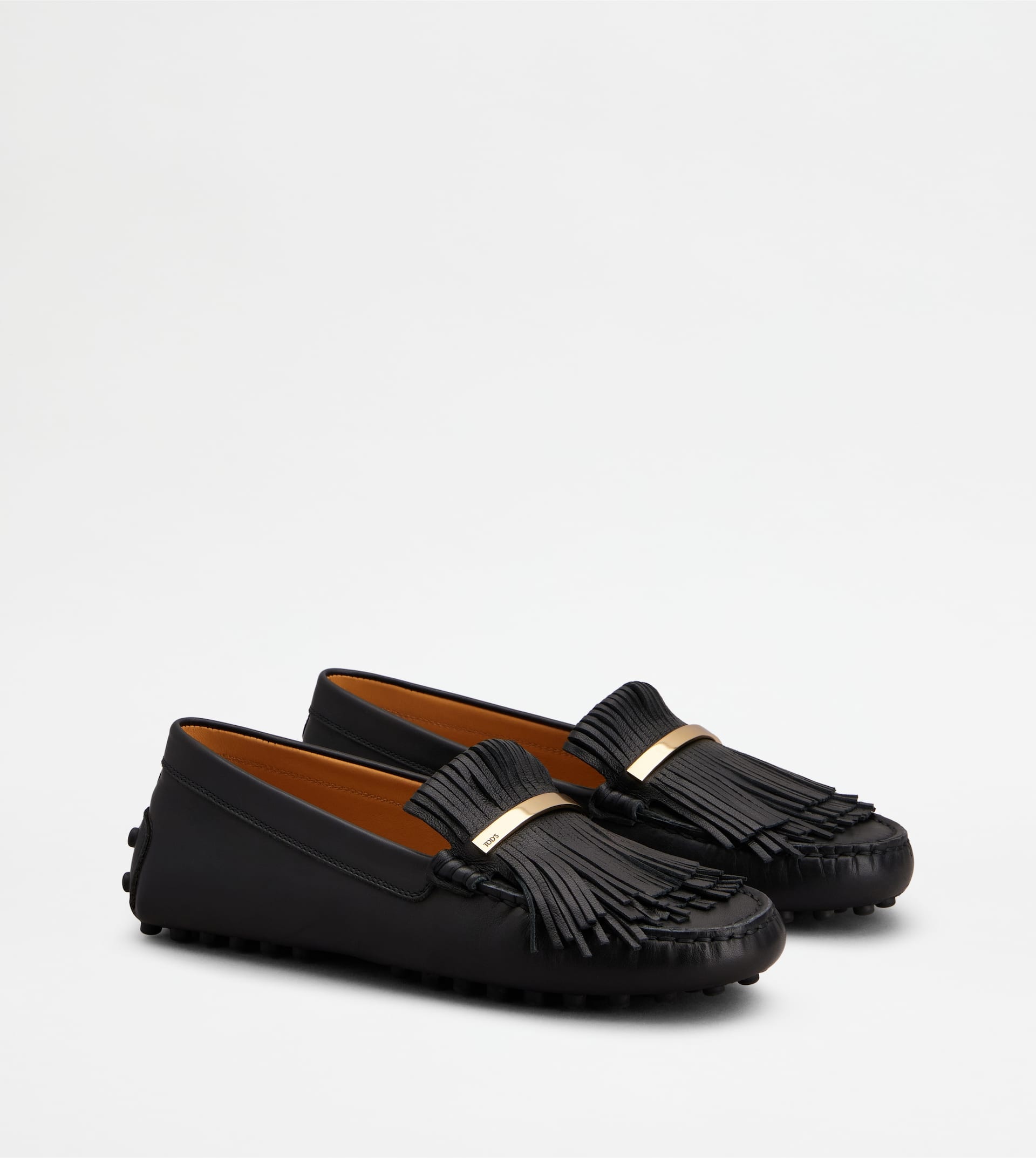 GOMMINO DRIVING SHOES IN LEATHER - BLACK - 2