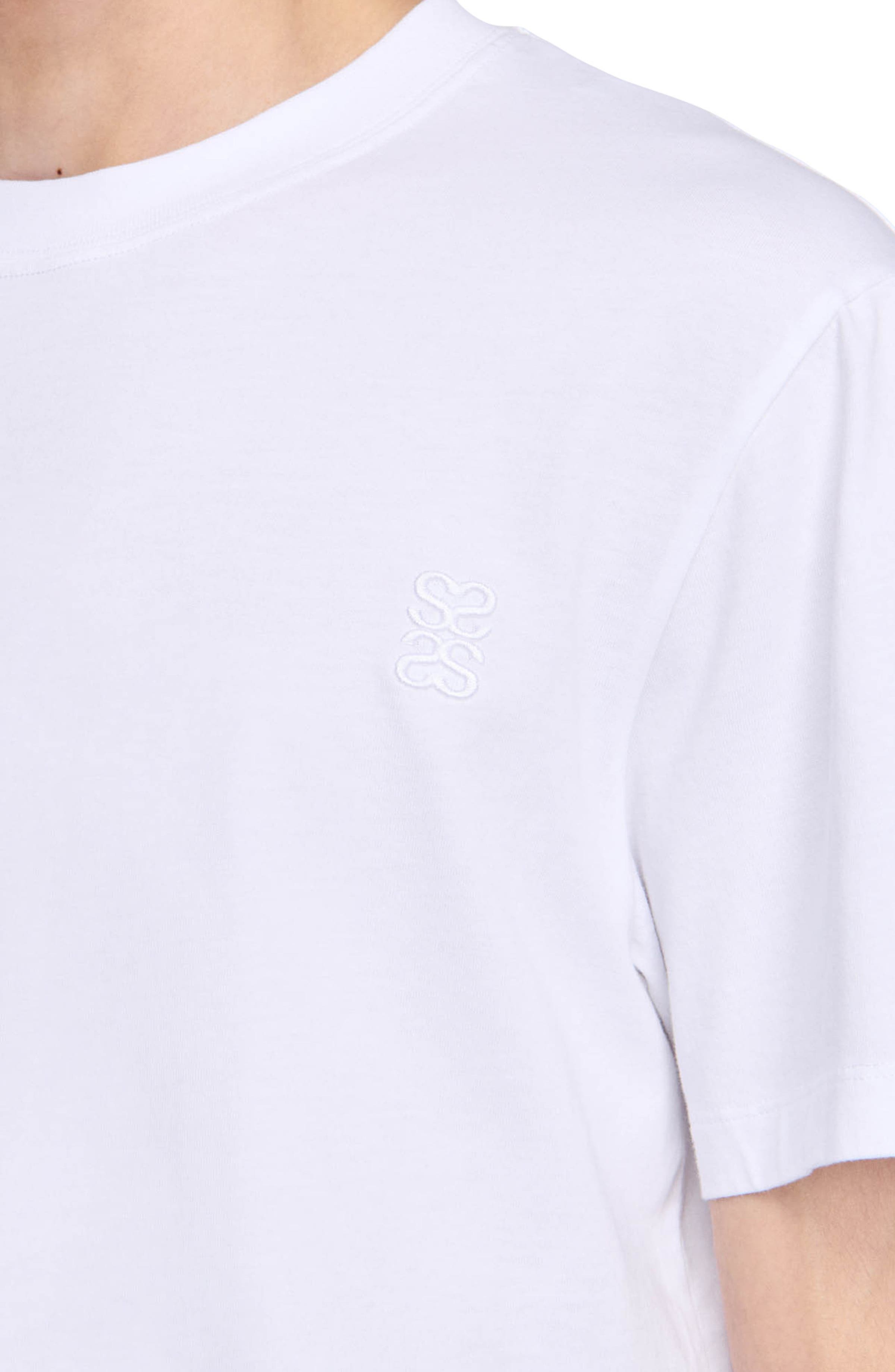 SANDRO Cotton T-shirt in White at Nordstrom - 3