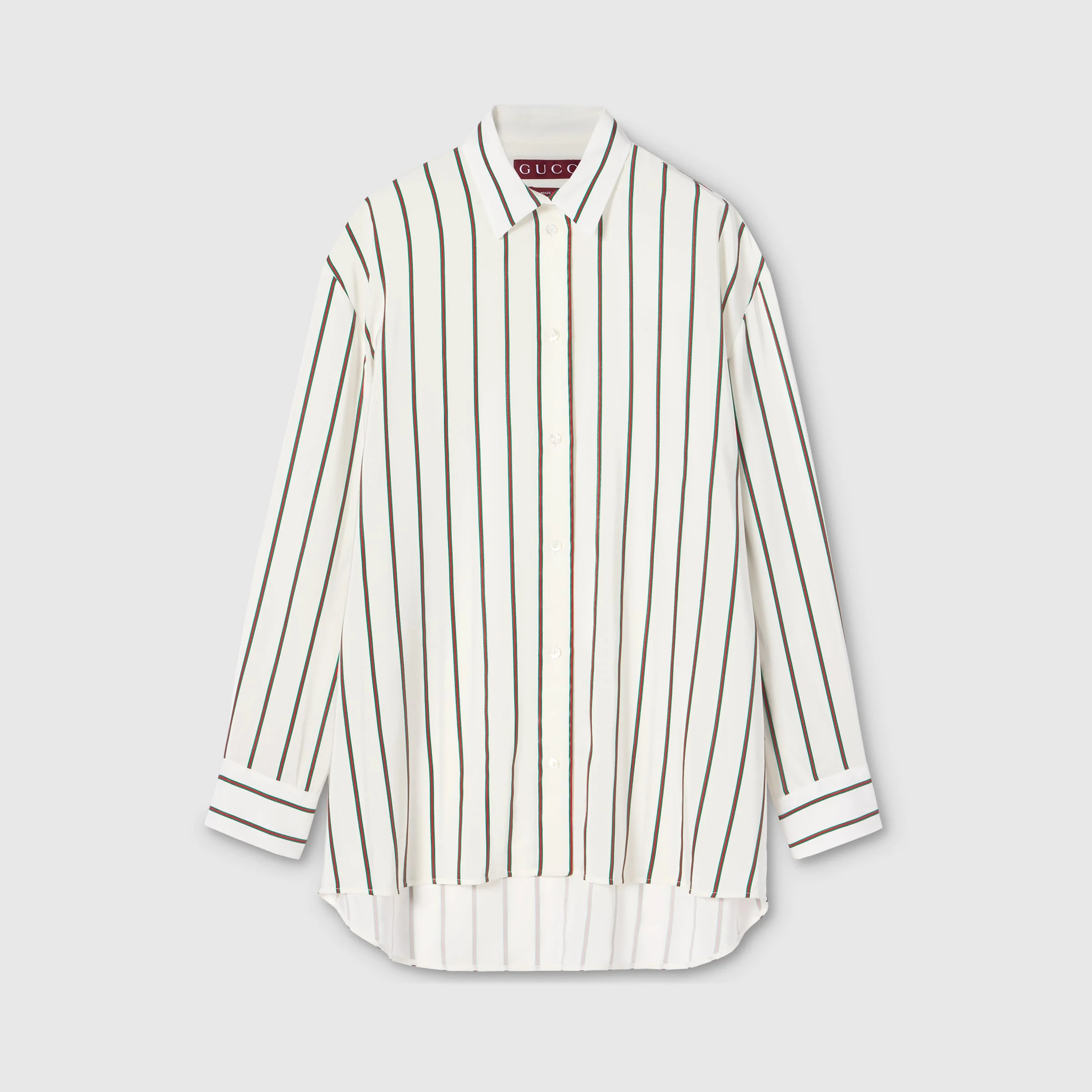 Web silk jacquard shirt - 1