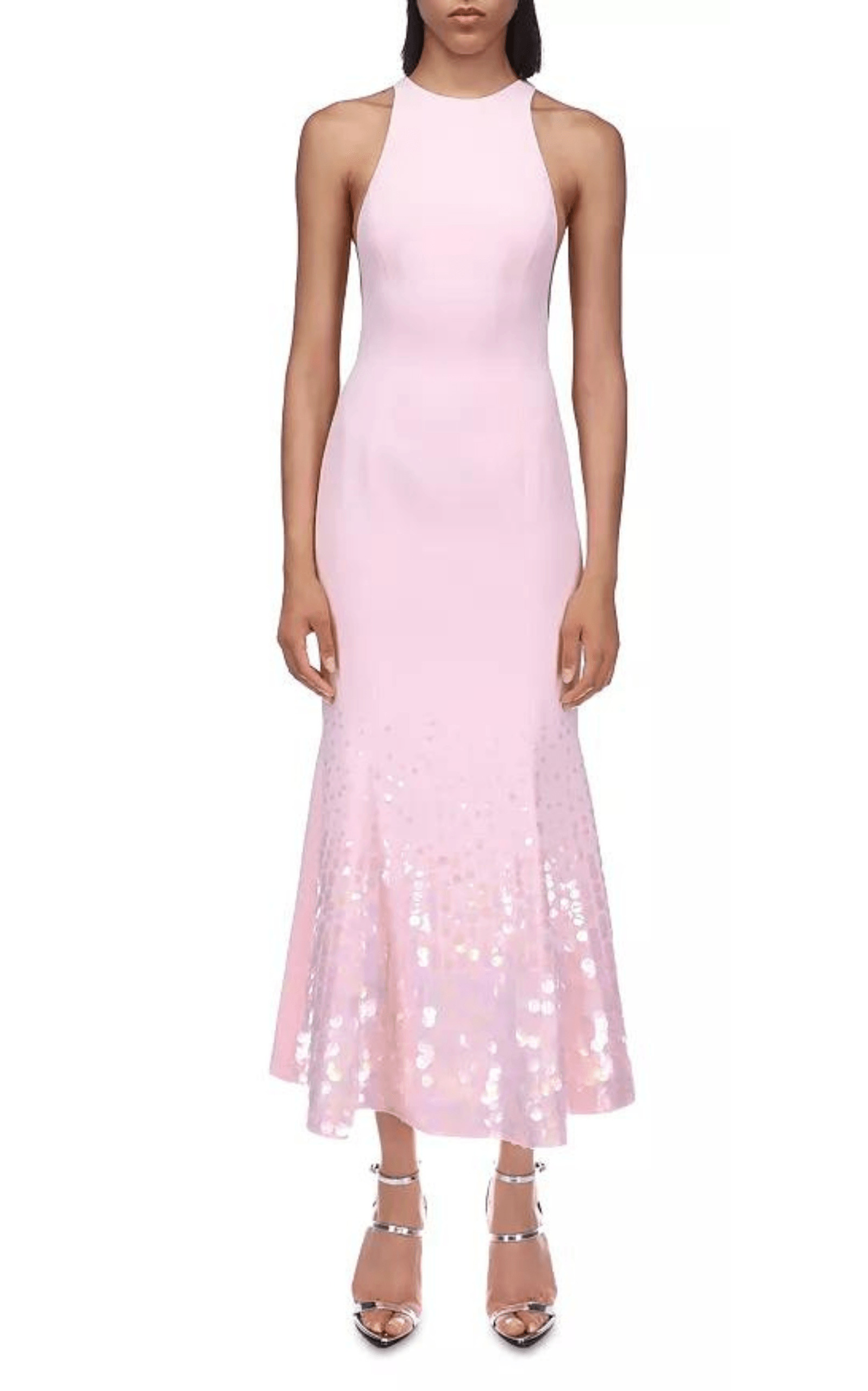 Paillette Illusion Midi Dress - 2