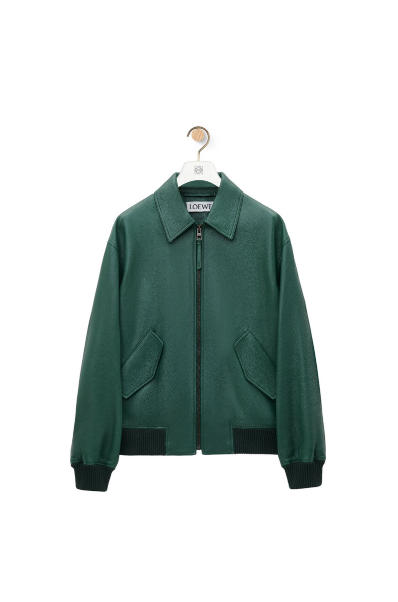 Aviator jacket in deerskin 1