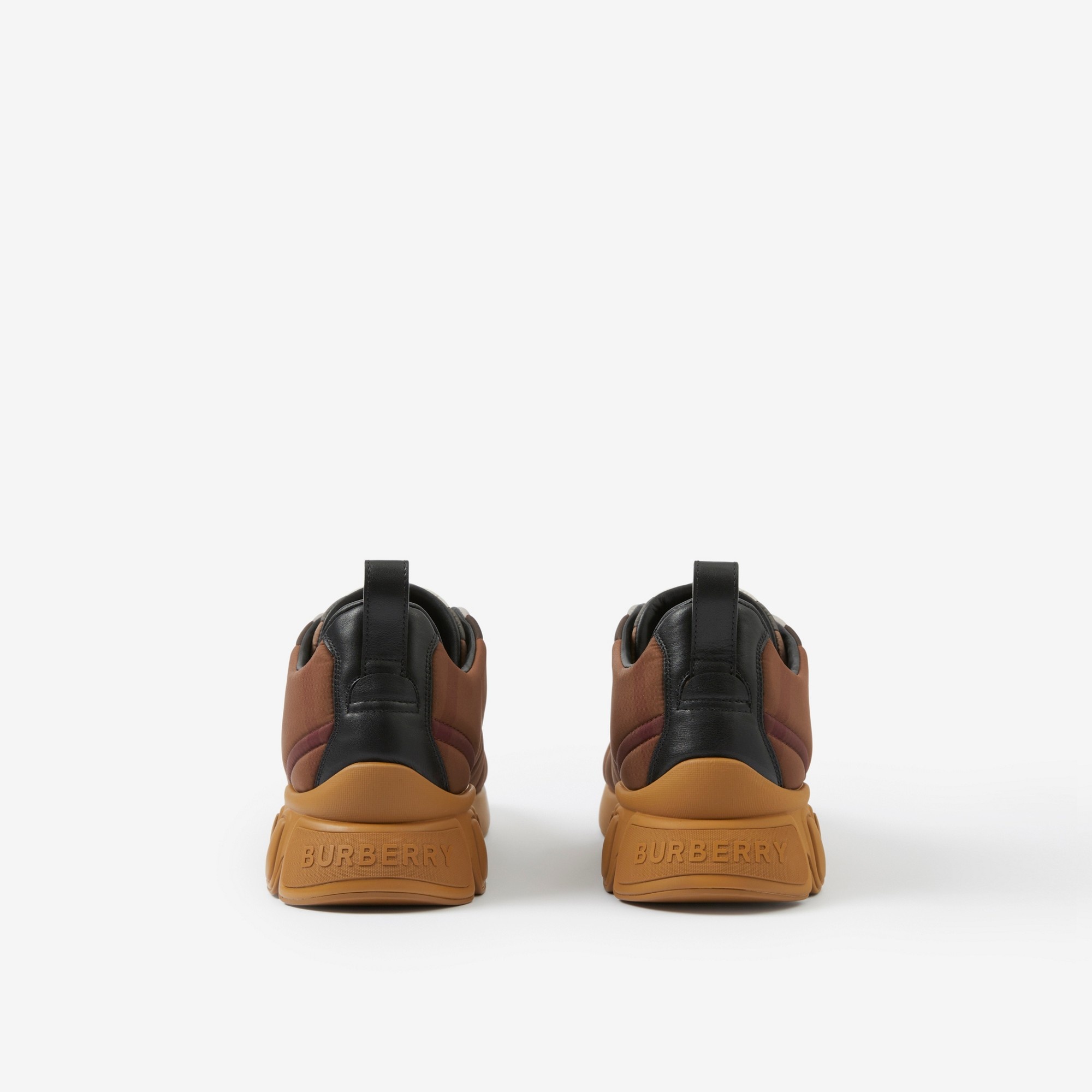 Quilted Nylon and Leather Classic Sneakers - 3