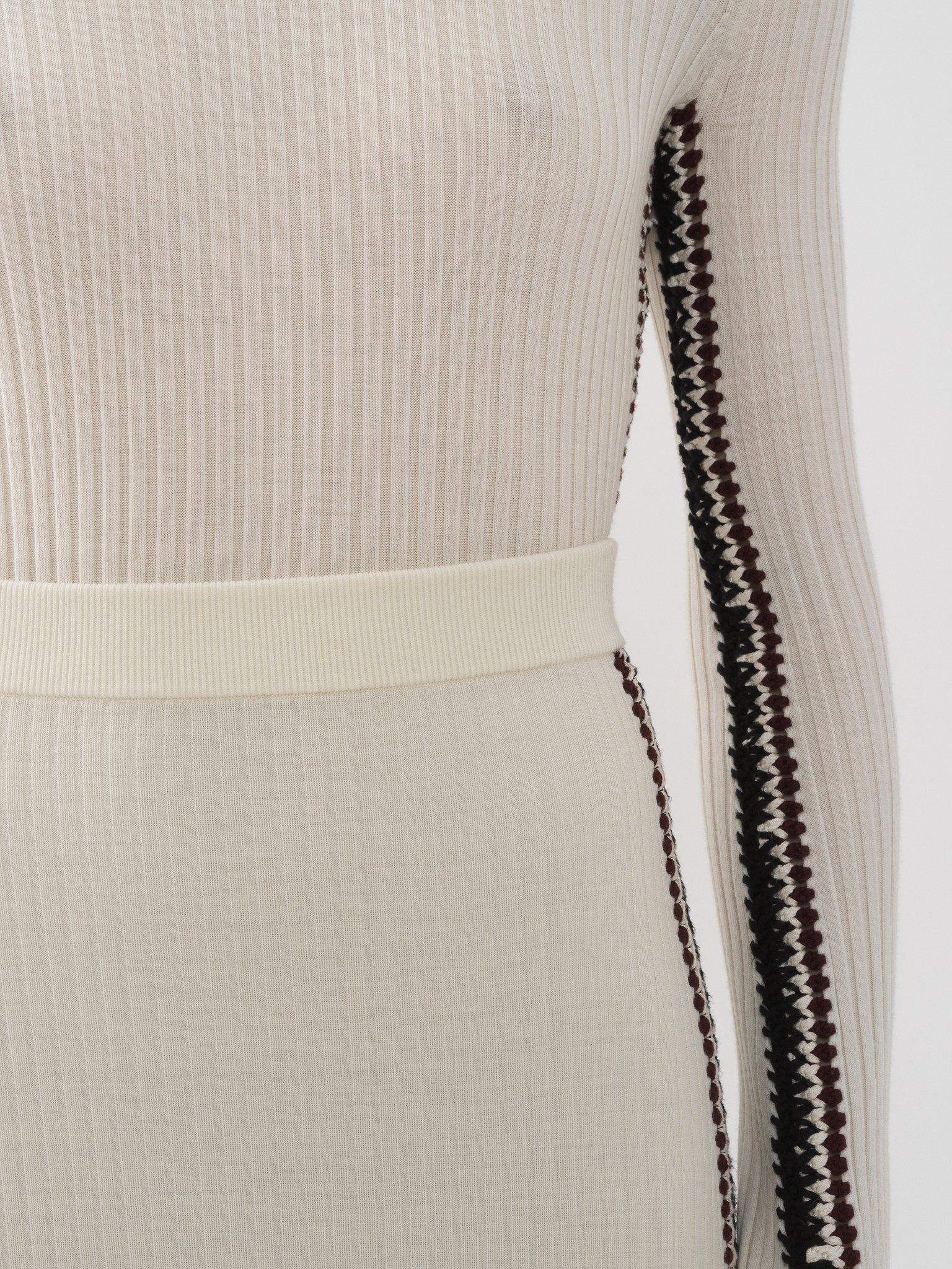 RIBBED MAXI SKIRT - 6