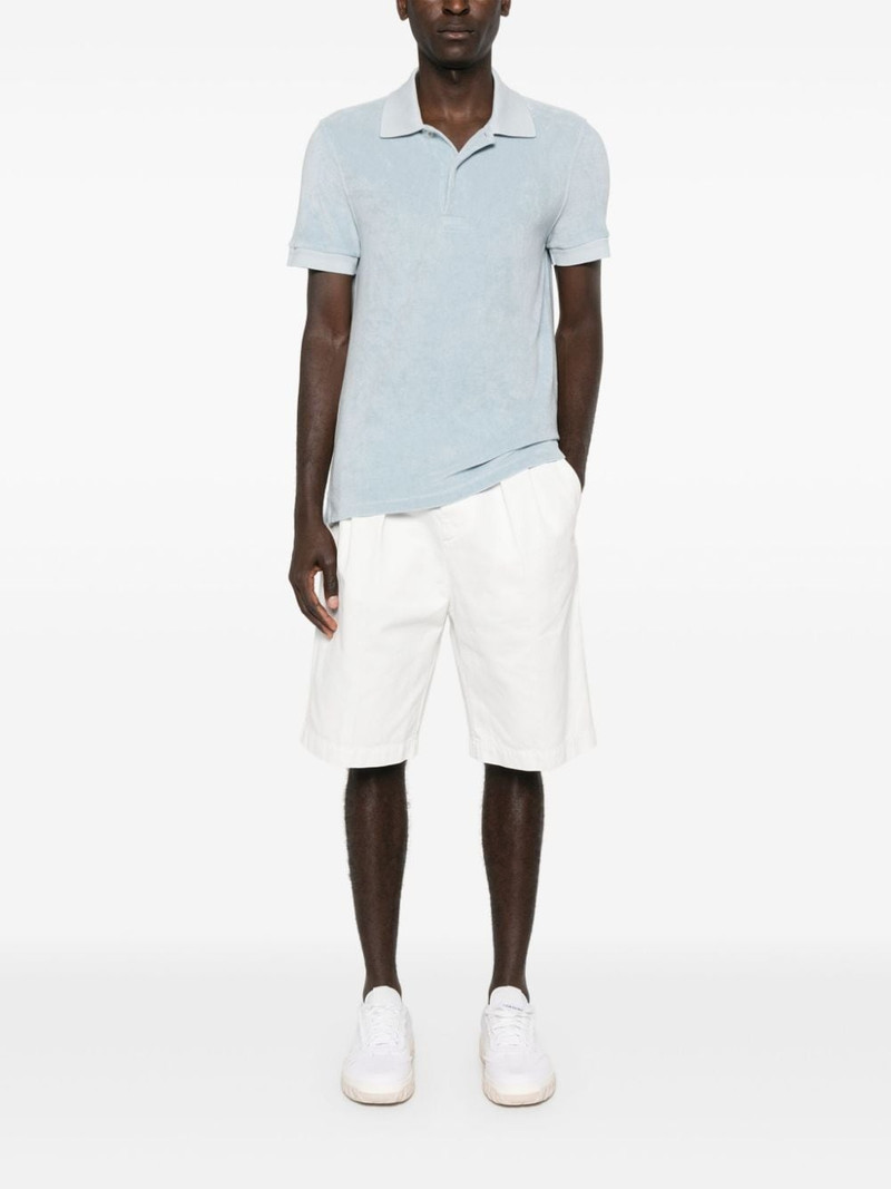 Brunello Cucinelli pleat-detail straight-leg shorts outlook
