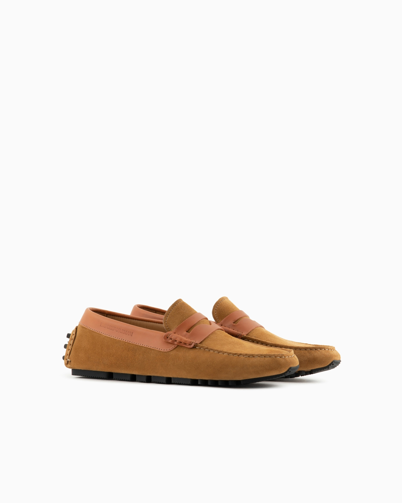 Crust leather driving loafers - 2