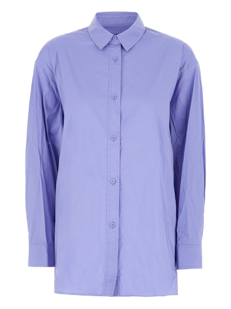embroidered-logo shirt 1