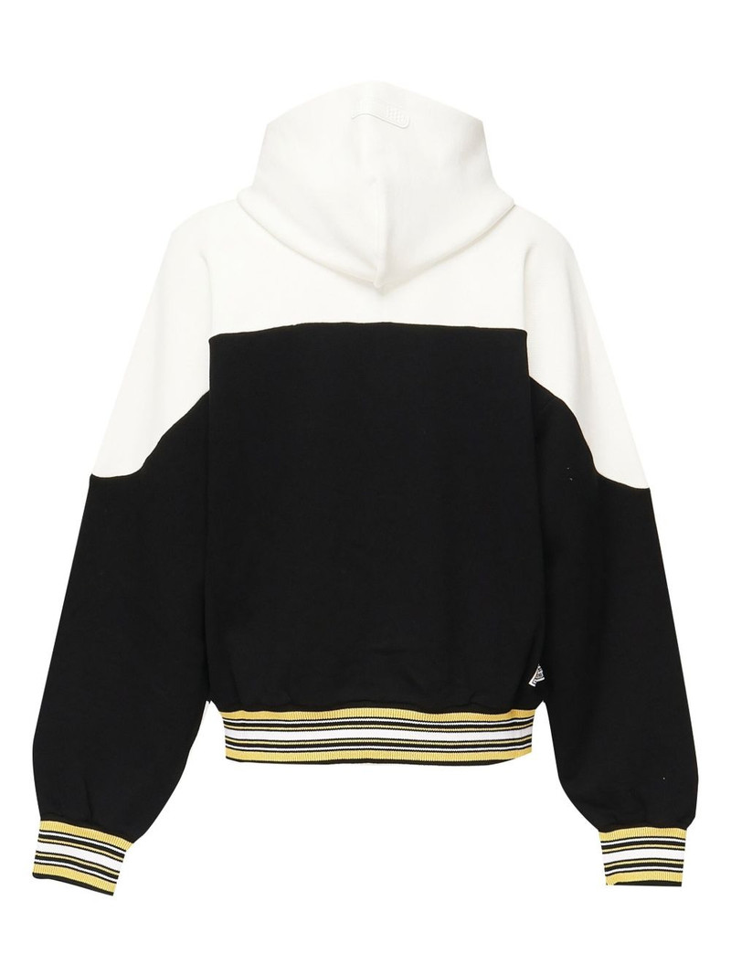 PDF colour-block zip-up hoodie outlook