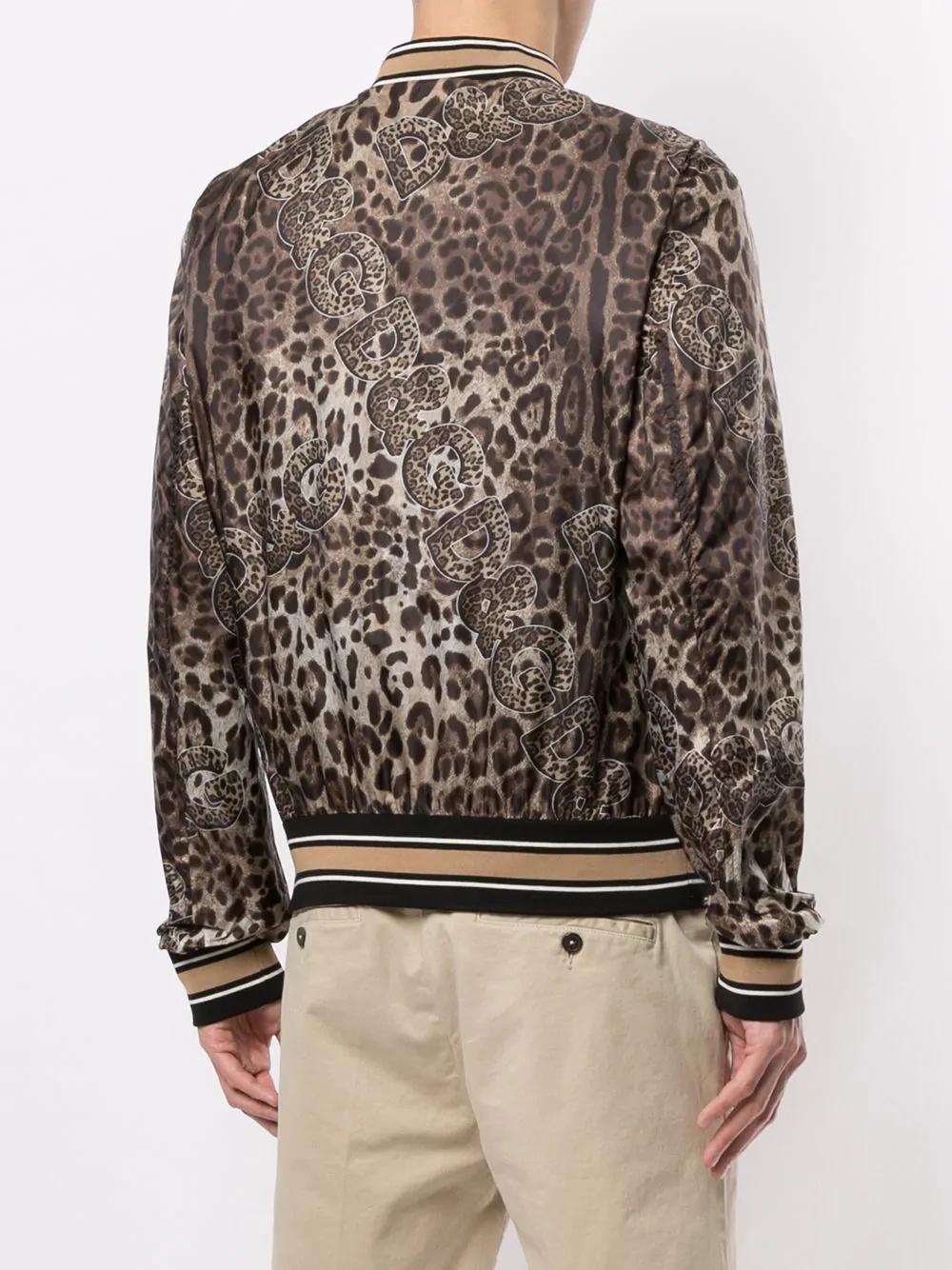 leopard-print bomber jacket - 4