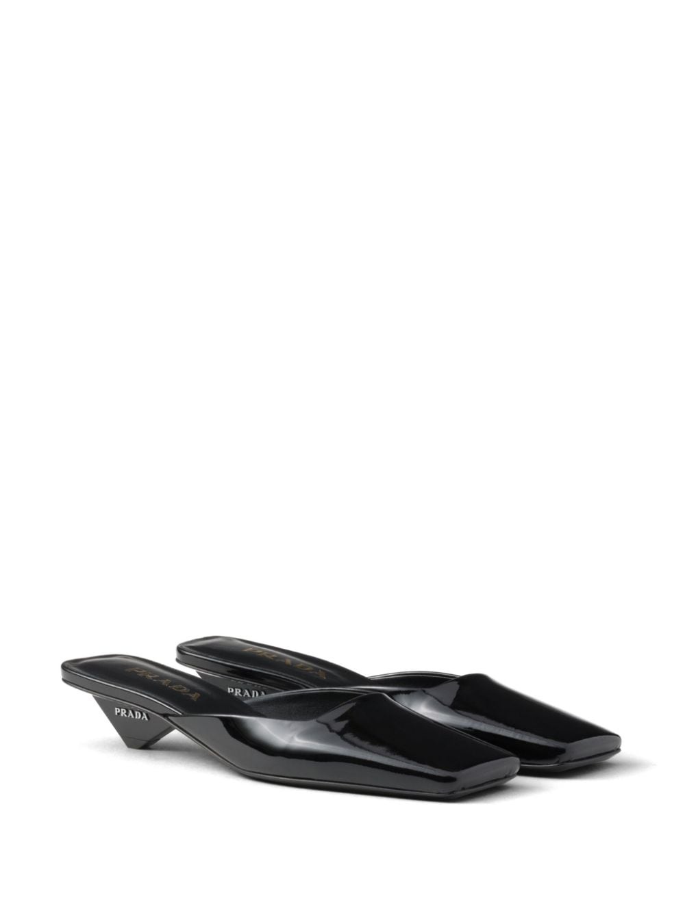 35mm patent leather mules - 2