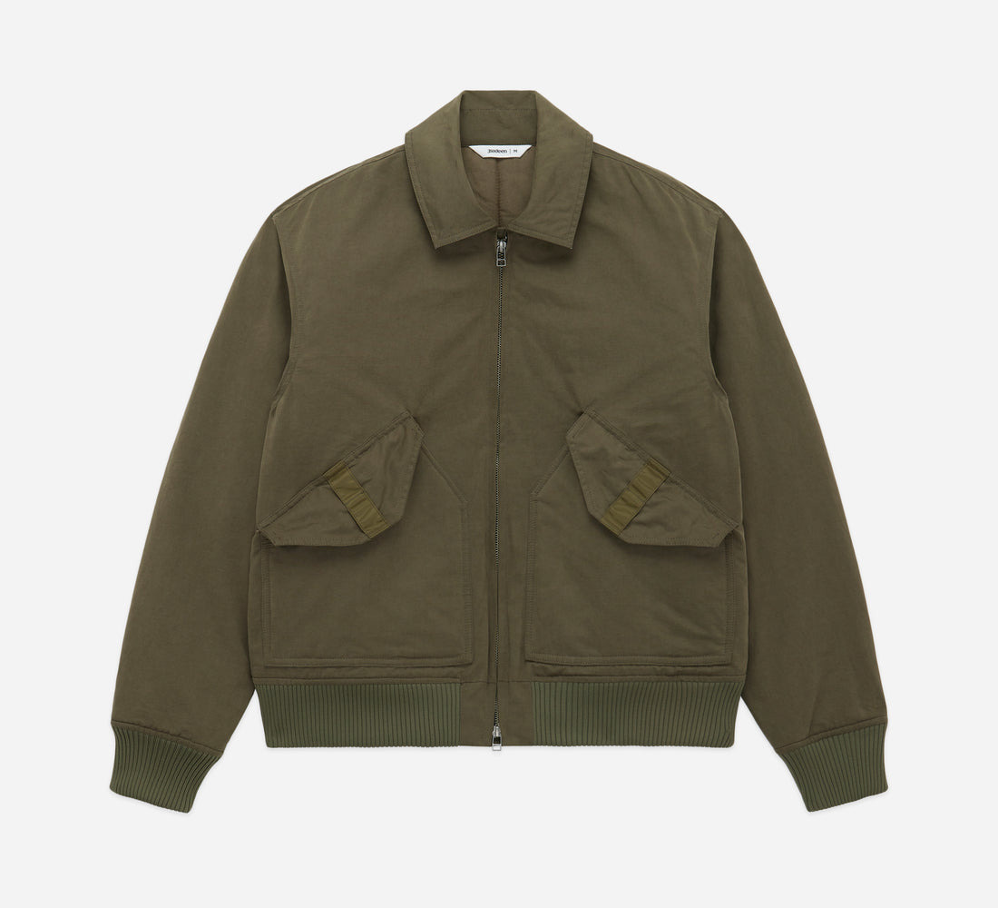 CWU Flight Jacket - Olive Cotton/Nylon - 1