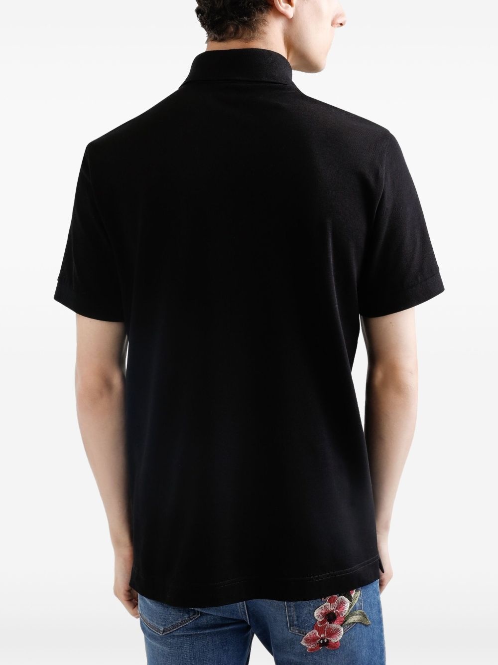 Orchid embroidered polo shirt - 3