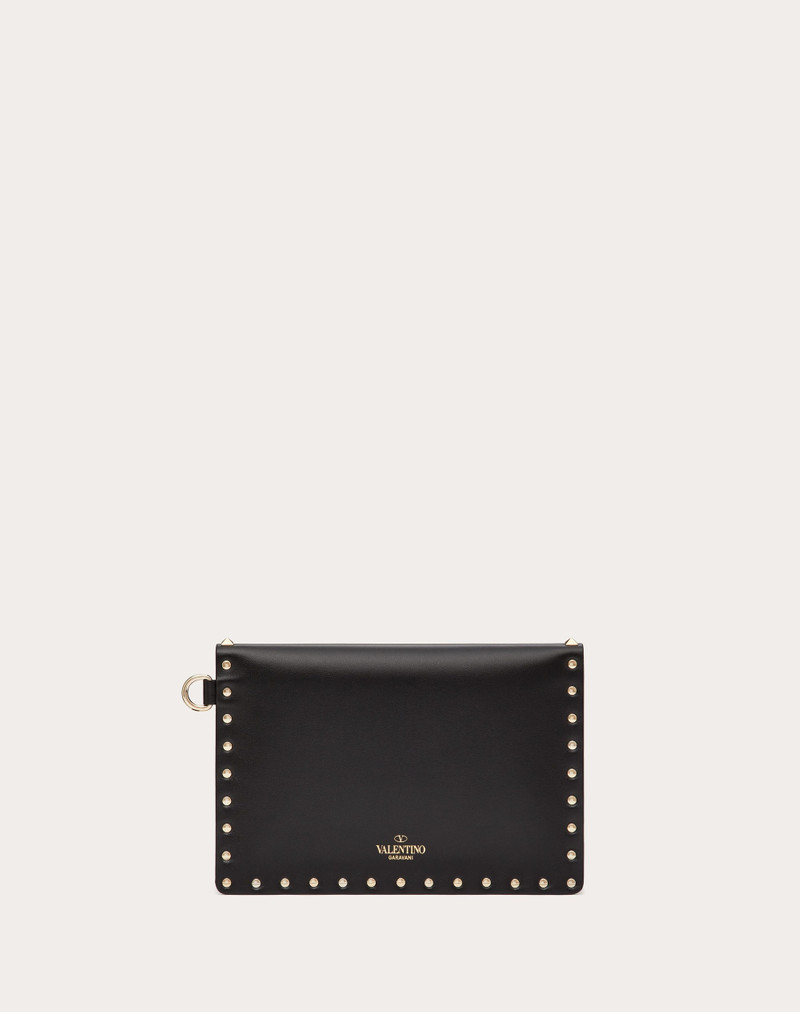 ROCKSTUD CALFSKIN POUCH 4