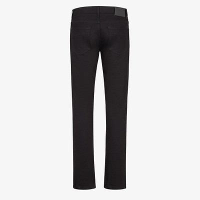 FENDI Black denim jeans outlook