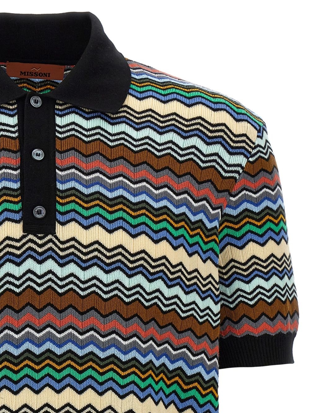Zigzag polo shirt - 3