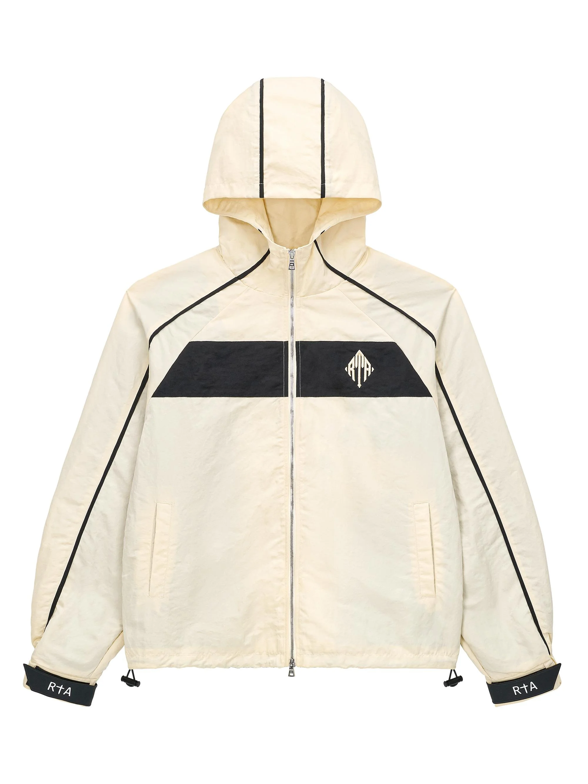 Men's Exodus O-Zayden Hooded Windbreaker Jacket - Raw Sand - 1