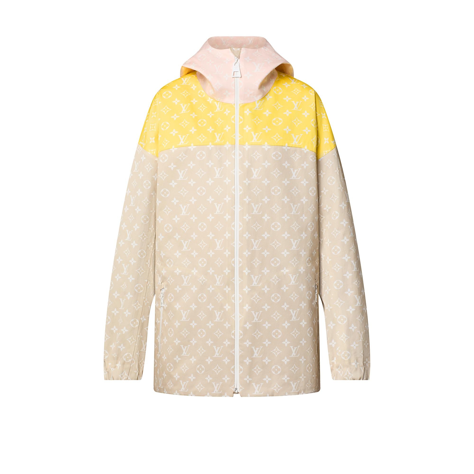 Monogram Color-Block Parka - 1