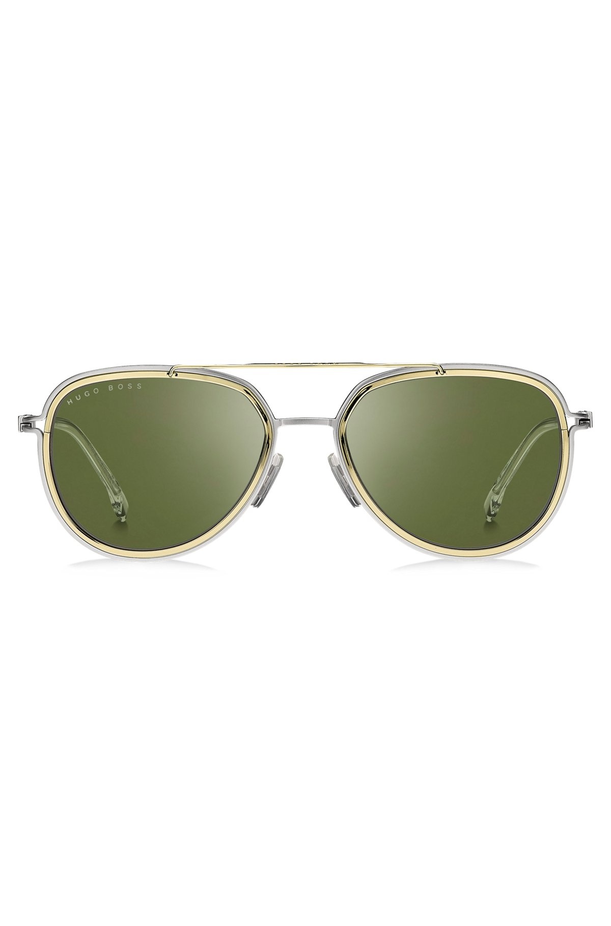 DOUBLE-RIM SUNGLASSES IN GOLD AND SILVER EFFECTS - 3