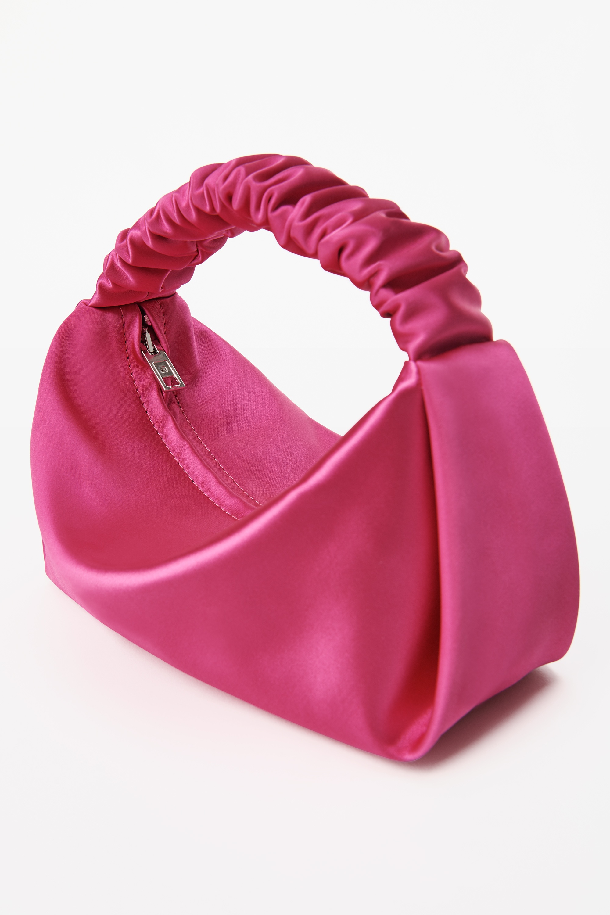 SCRUNCHIE MINI BAG IN SATIN - 2