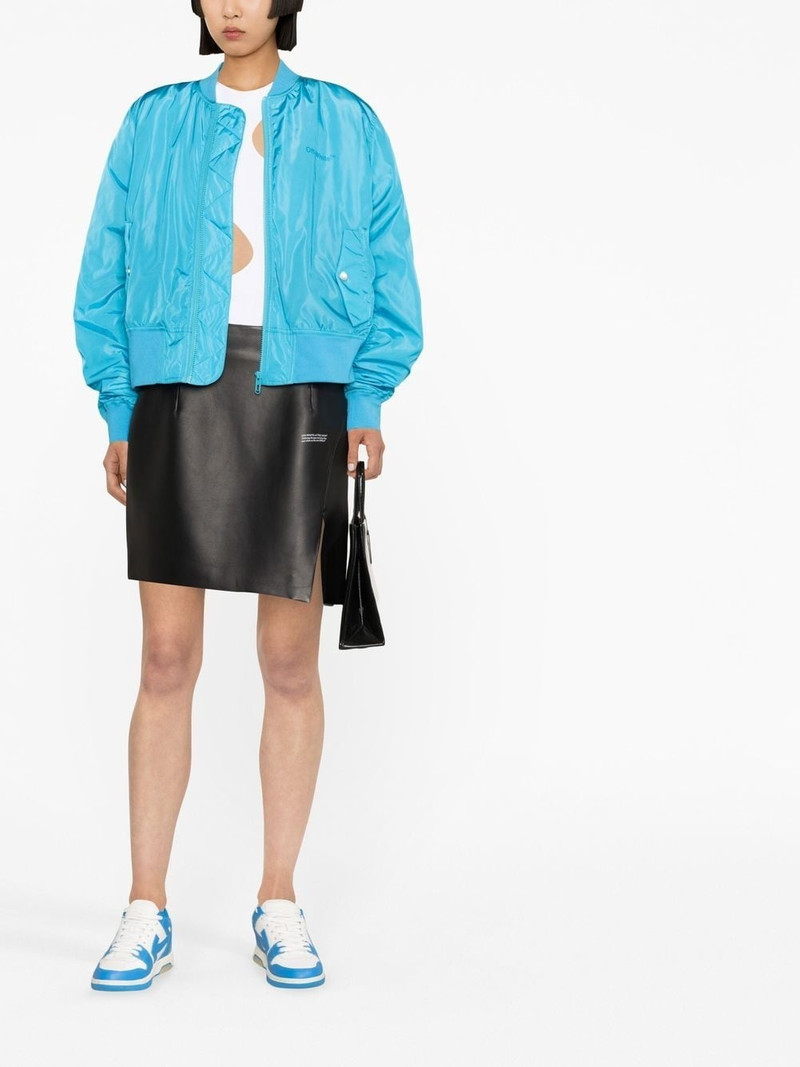 Off-White Diag-stripe print bomber jacket outlook