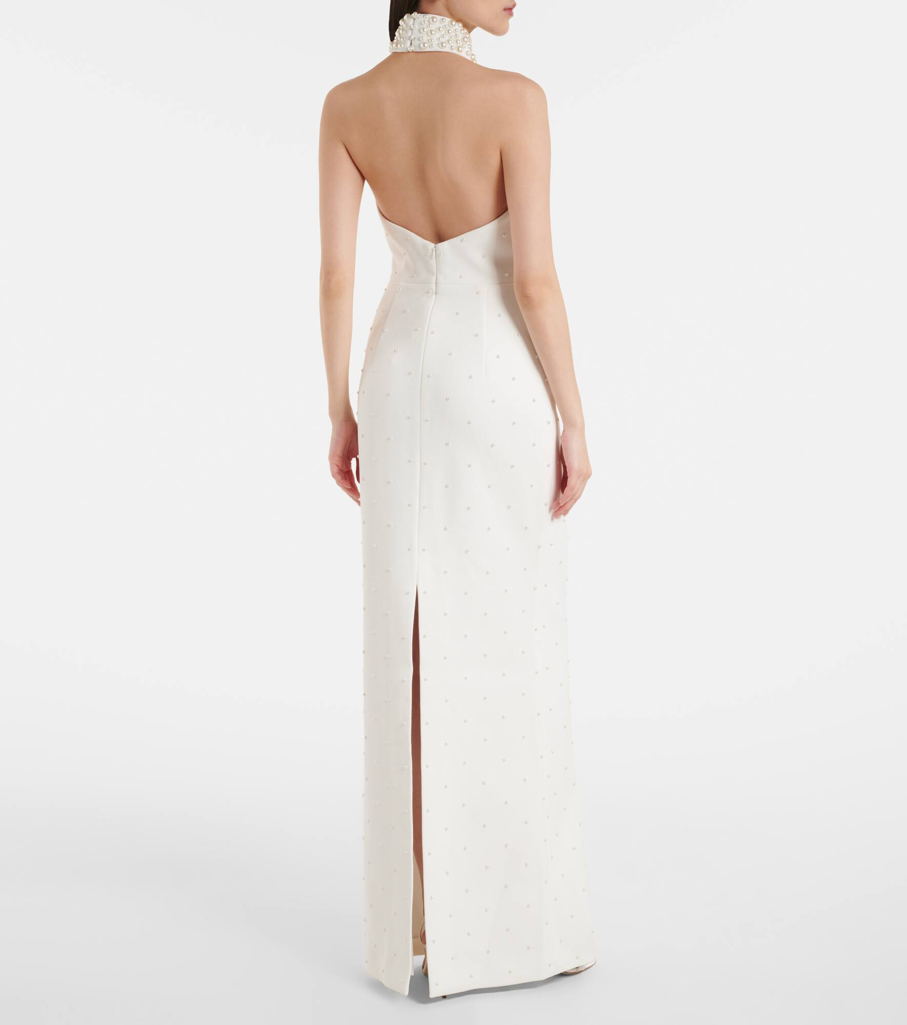 Bridal La Peregrina crêpe gown - 3