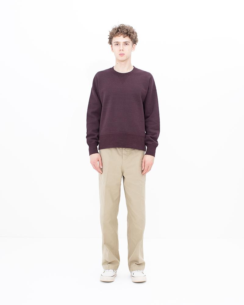 COURT SWEAT L/S BURGUNDY - 2