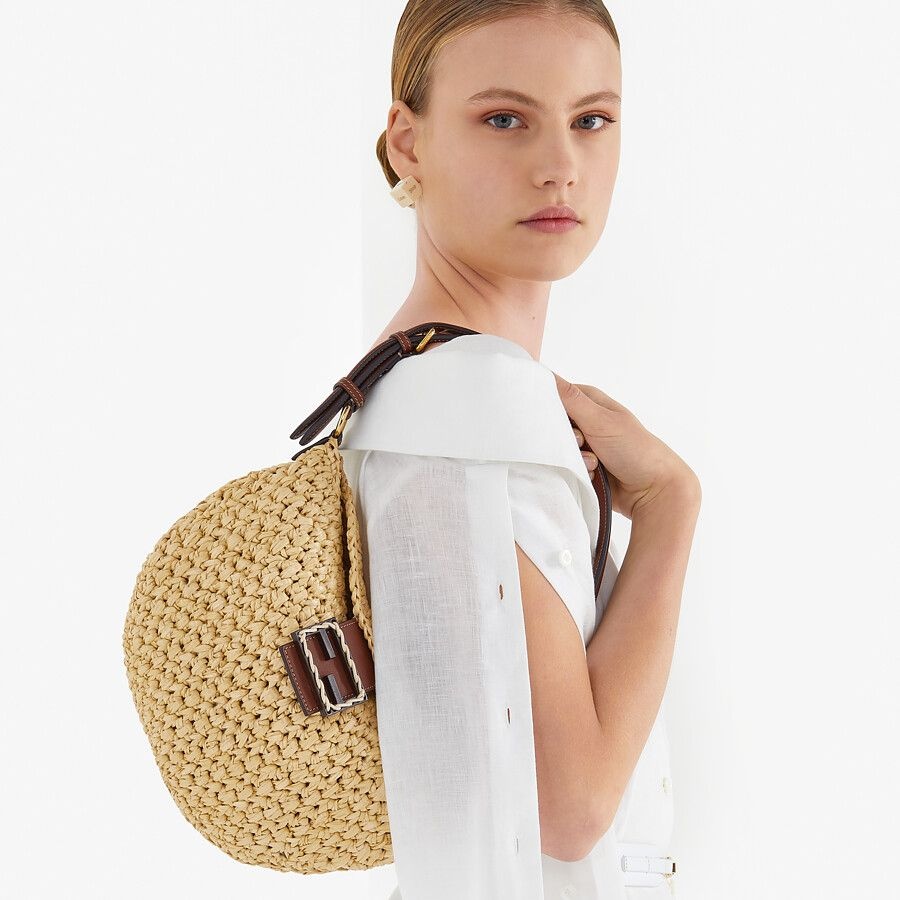 Woven straw bag - 2