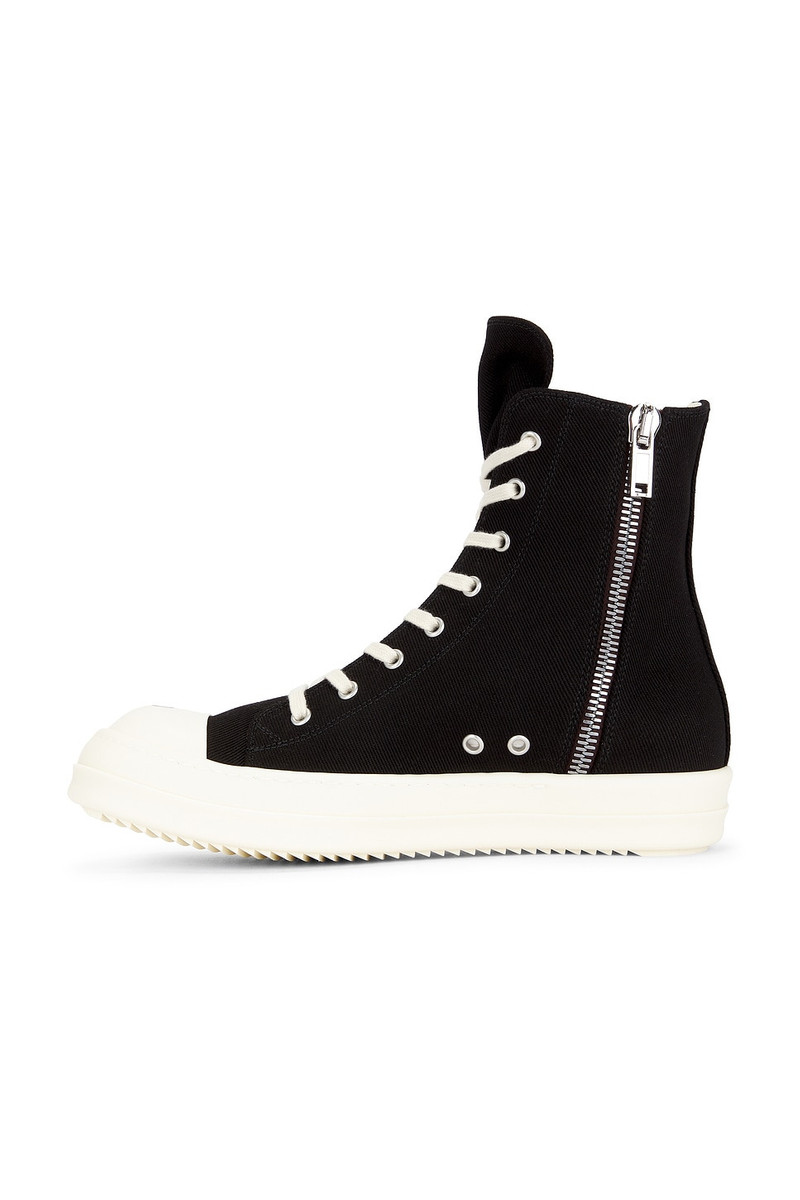 Rick Owens DRKSHDW High Top Sneaks with So Cunty Print outlook