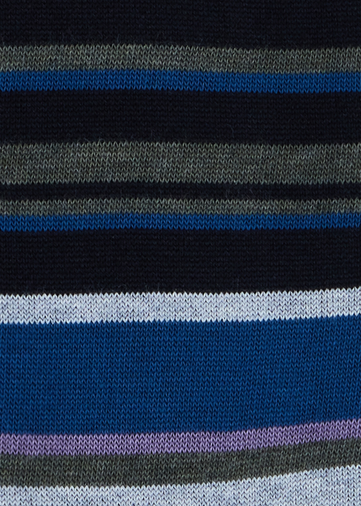 Black Mixed Stripe Socks - 3