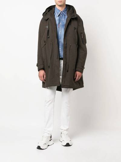 DSQUARED2 hooded parka coat outlook