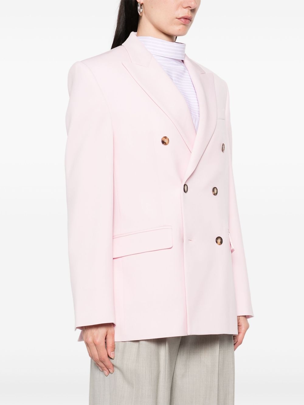 double-breasted blazer - 3