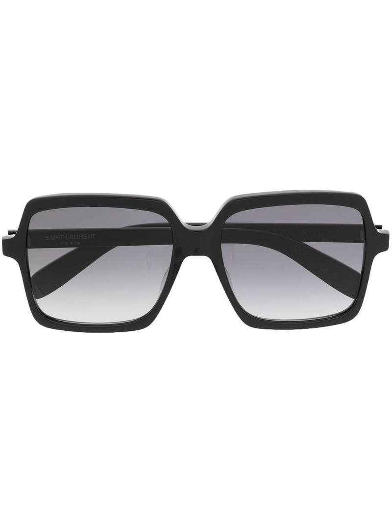 oversize-frame sunglasses 1