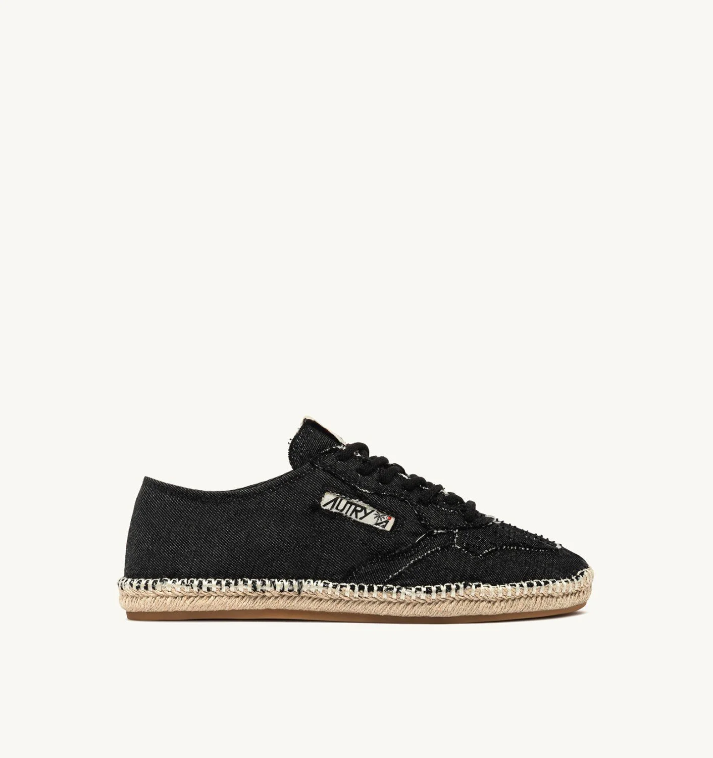 SANDY ESPADRILLES IN BLACK CANVAS - 1