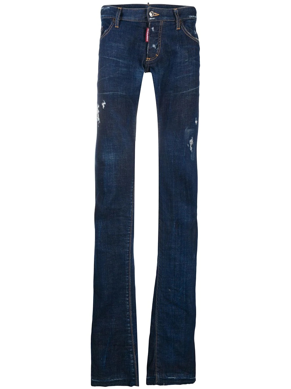  bootcut distressed jeans  - 1