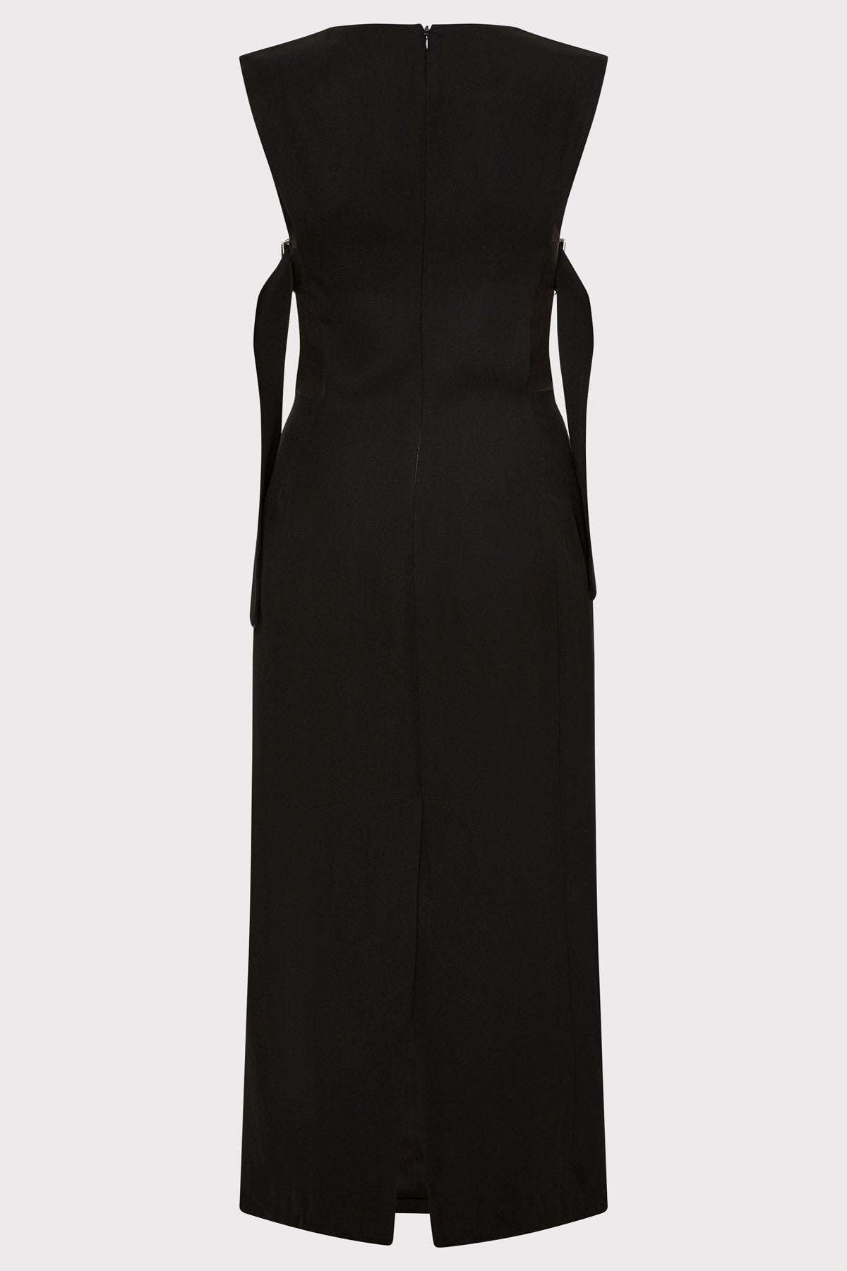 Classic Side Detail Dress - Black - 8