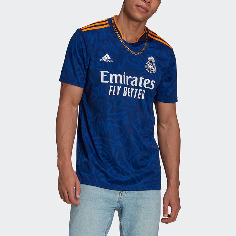 adidas Real Madrid SW Fan Edition Away Jerseys 'Blue' H40942 - 4