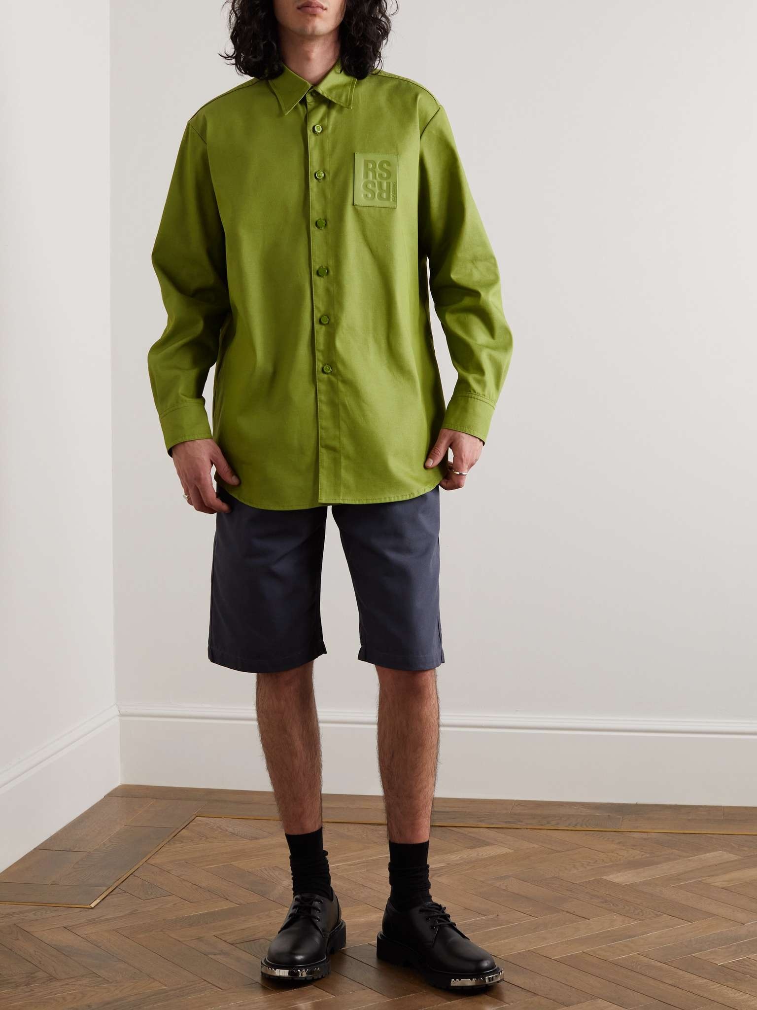 Logo-Appliquéd Denim Shirt - 2