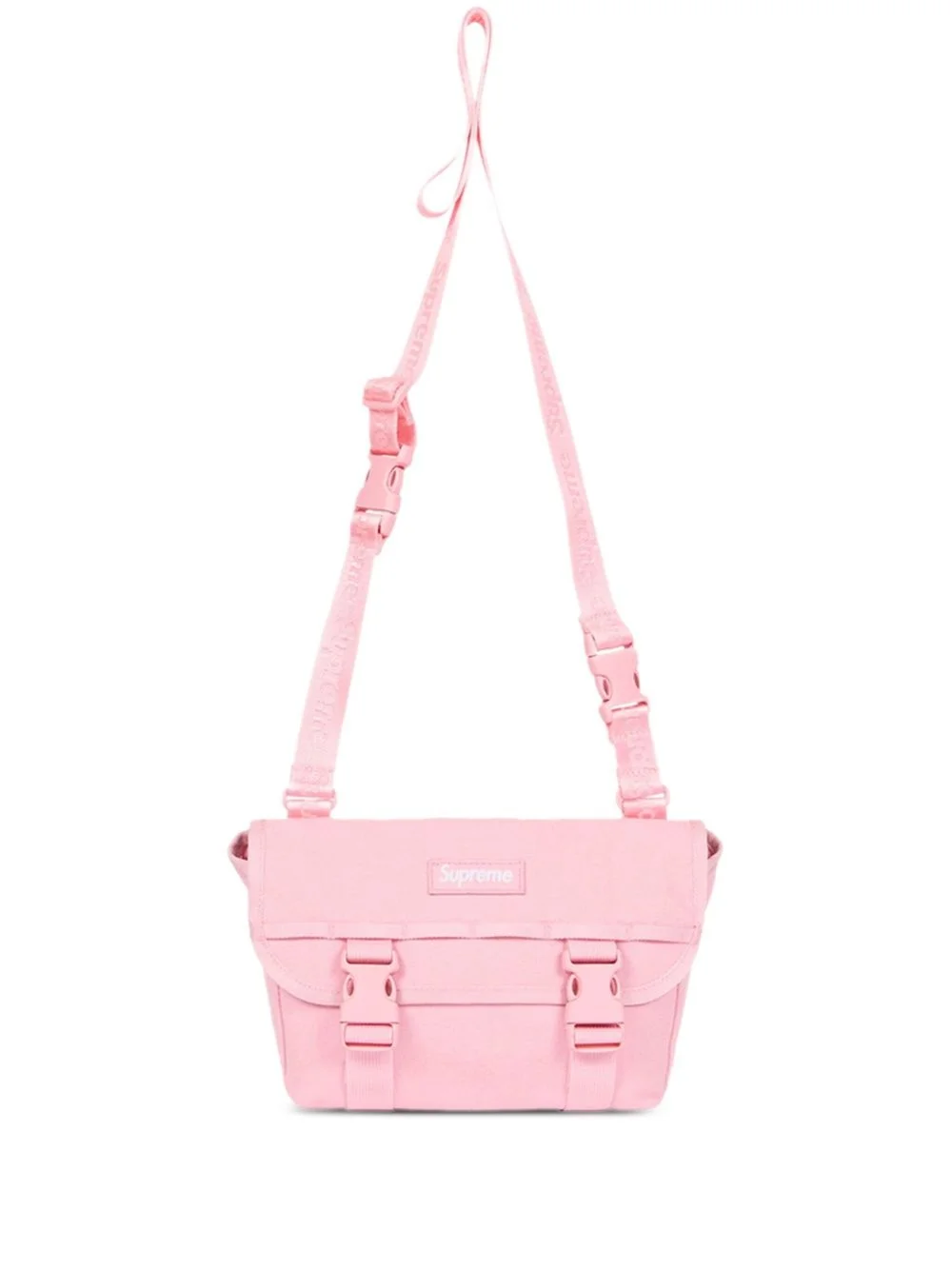 mini logo-patch messenger bag - 1