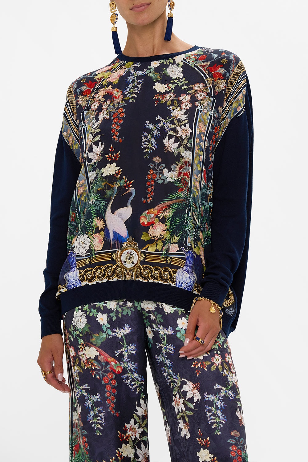LONG SLEEVE JUMPER WITH PRINT FRONT - 5