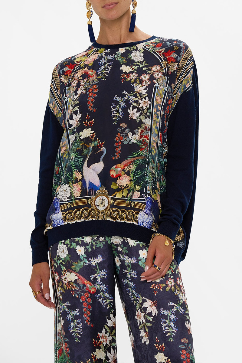 LONG SLEEVE JUMPER WITH PRINT FRONT 5