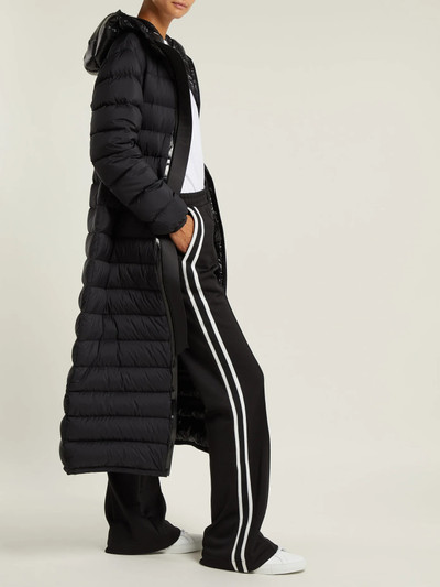 Moncler Side-striped jersey track pants outlook