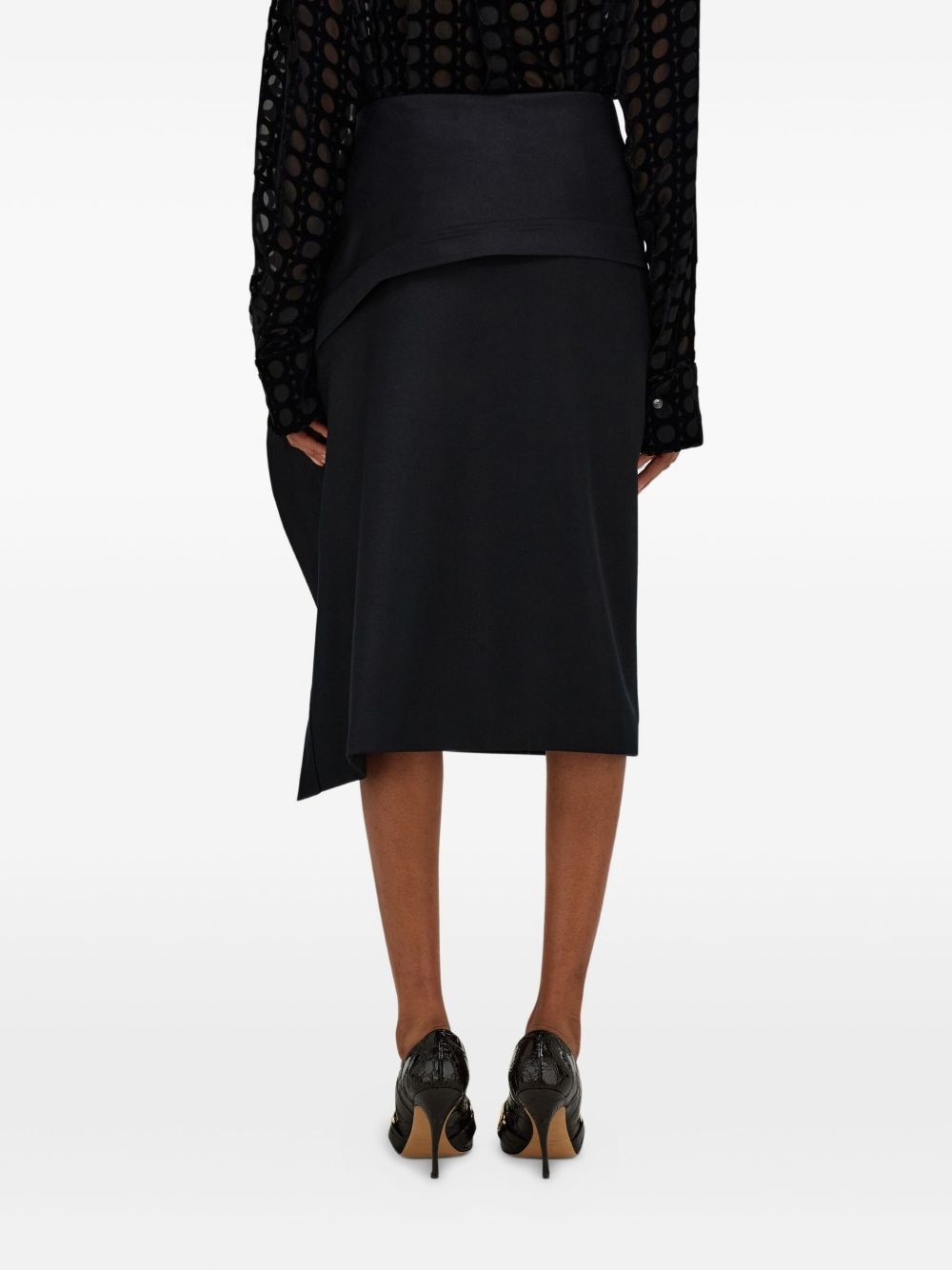asymmetric skirt - 4