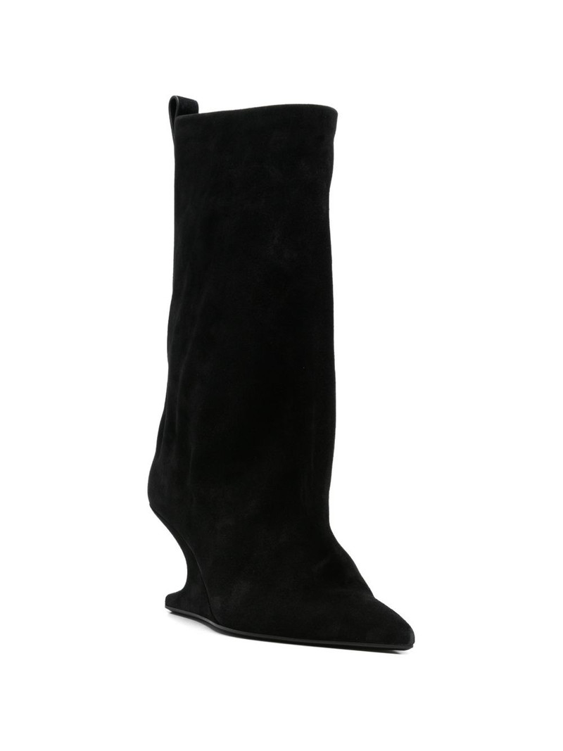 Rick Owens Cantilever 8 pointed boots outlook