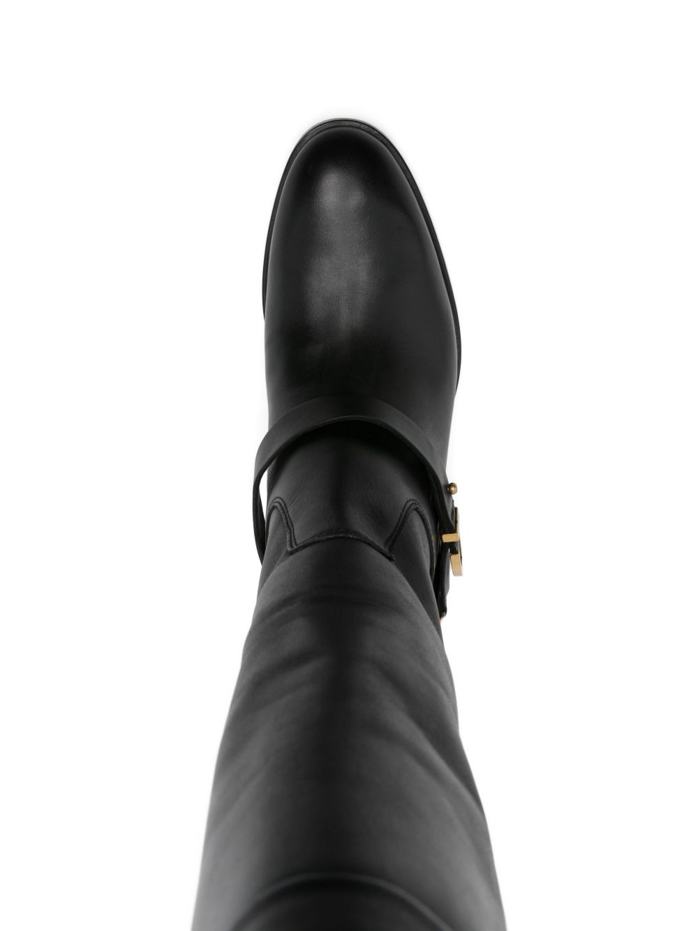Charlie buckled knee-high boots - 4