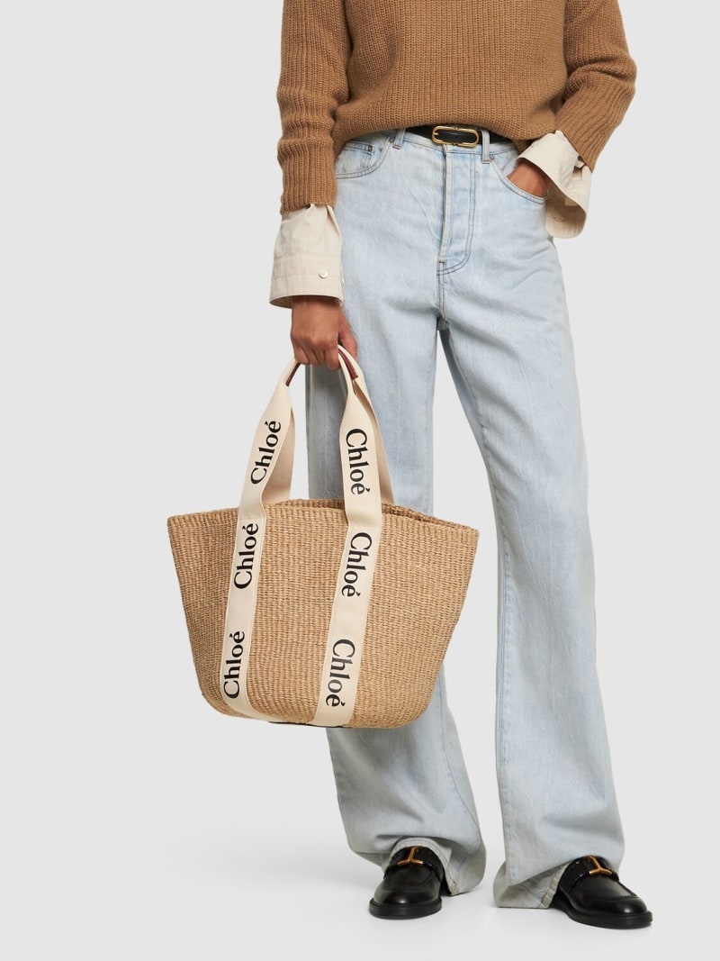 Large Woody paper tote bag - 2