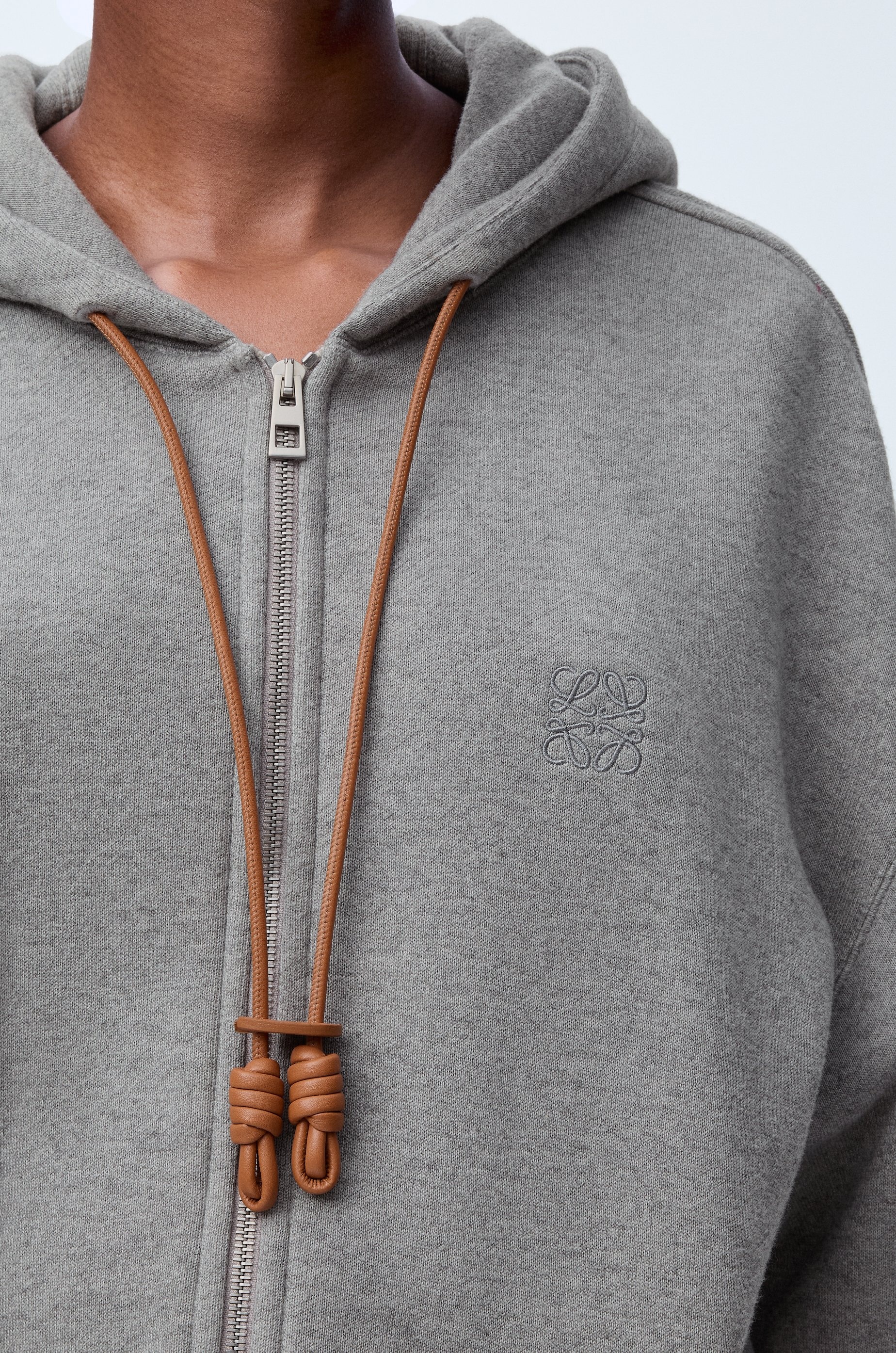 Flamenco hoodie in cotton and cashmere - 5