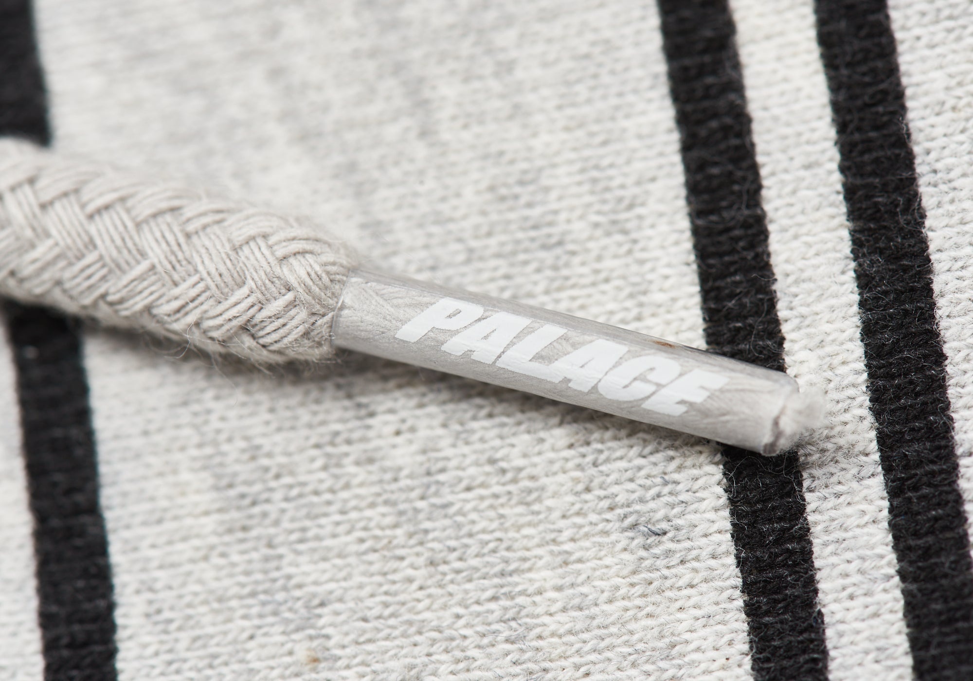 PRINTED STRIPE SHORTS GREY MARL - 5