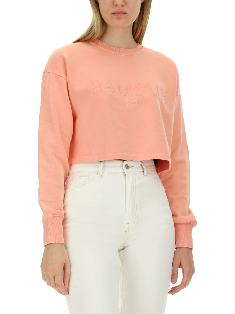 Balmain Women Sweatshirt With Logo - 4